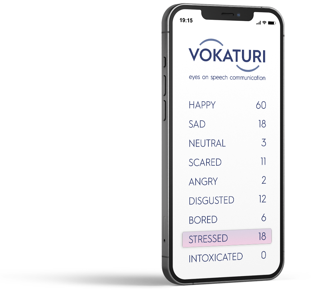 Vokaturi visual presentation